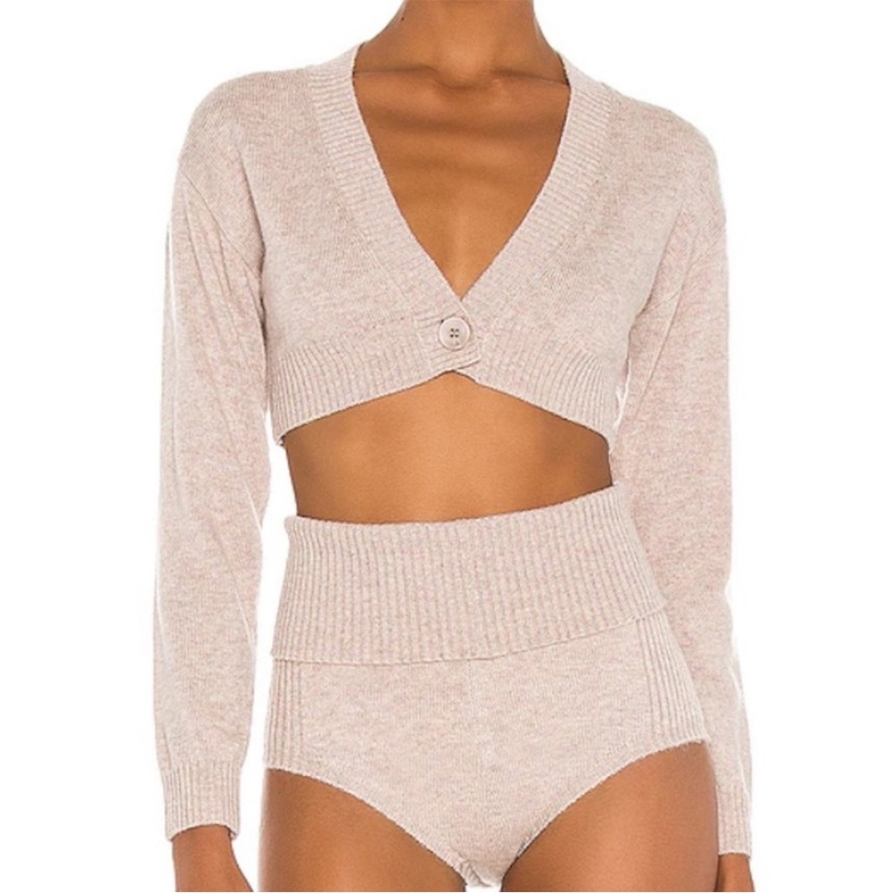 MICHAEL COSTELLO CROPPED CARDI XS